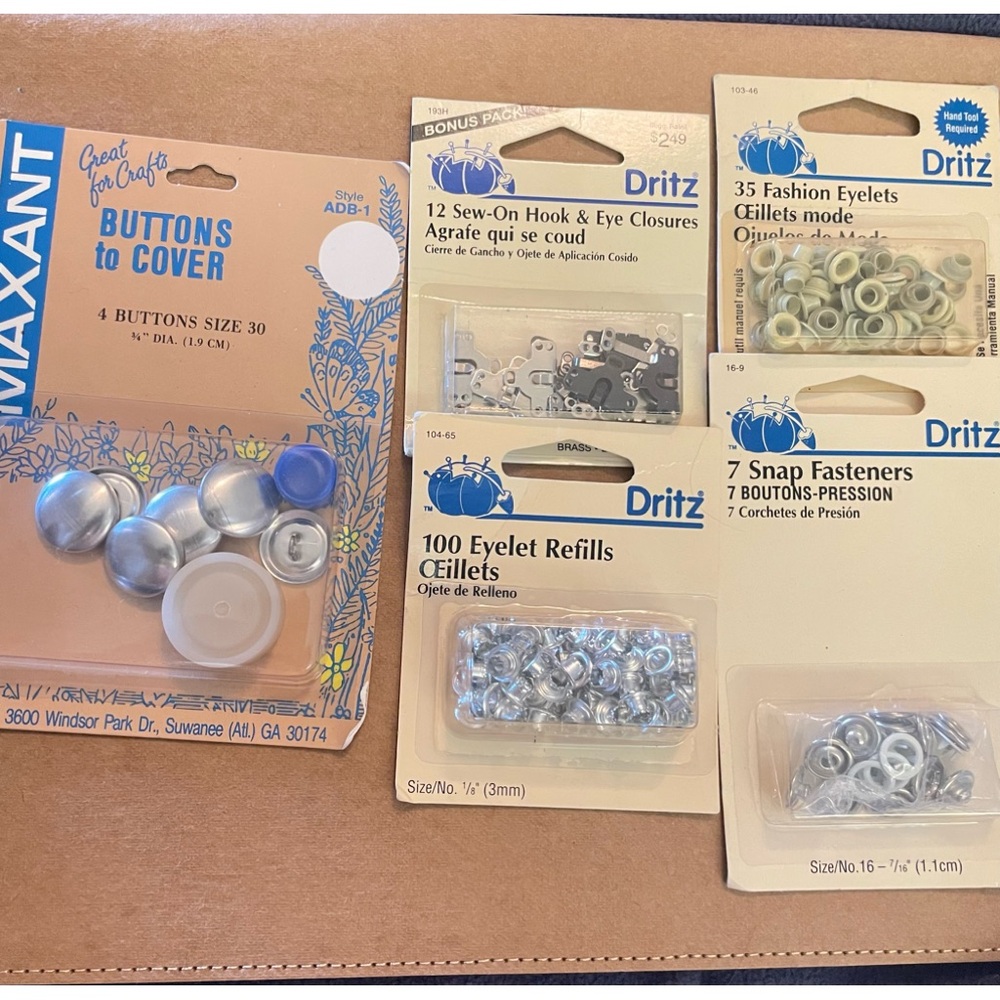 5 bundle set of Dritz+Maxant for sewing and arts and crafts